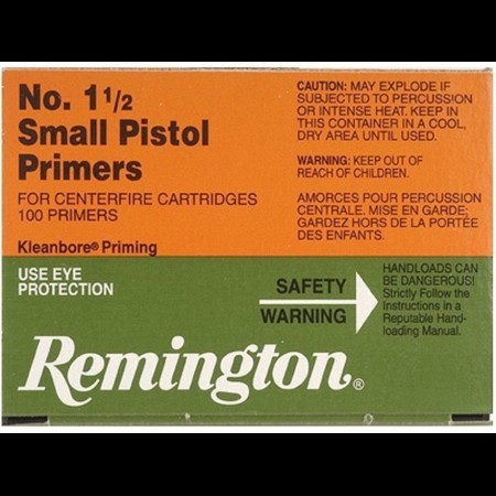 Remington 1.5 Small Pistol Primers 