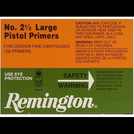 Remington 2.5 Large Pistol Primers 