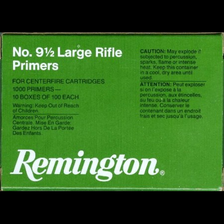 Remington 9.5 Large Rifle Primers 