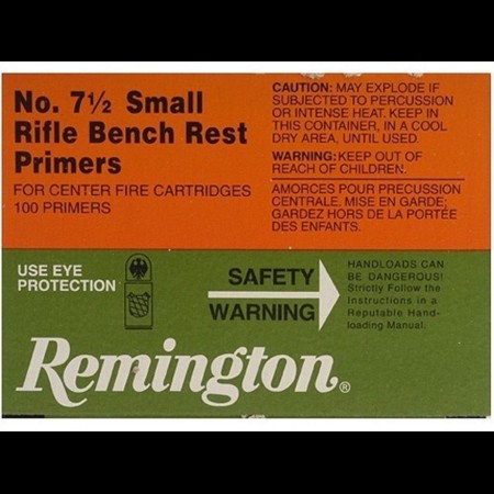 Remington 7.5 Small Rifle BR Primers 