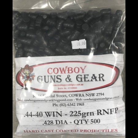 CBGG 44-40WIN .428 225gr RNFP Cowboy Lead Cast Projectiles 500 Pack
