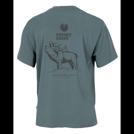 Stoney Creek - Men's Chasing Game Red Stag Tee