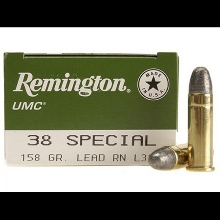Remington UMC .38 Special 158gr Lead RN 