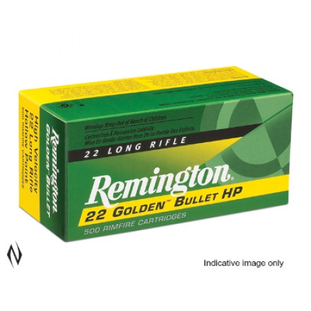 22LR - Remington Golden Bullet HP 1280fps (36 Grain) 100pk