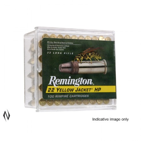 22LR - Remington Yellow Jacket Hyper Velocity 1500fps (33 Grain) 100pk