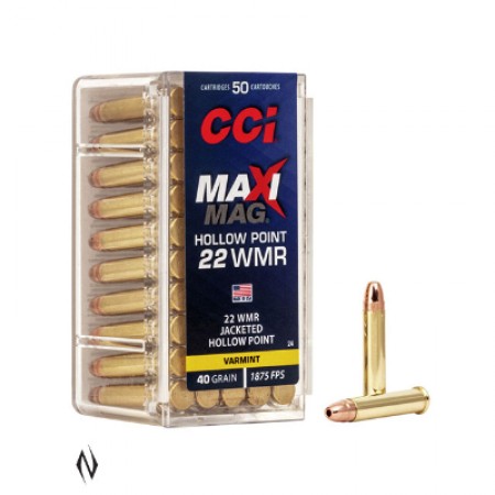 22 WMR - CCI Maxi Mag 1875FPS (40 Grain) [50pk]