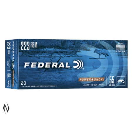 223 - Federal SP Power-Shok (55 Grain) 20pk