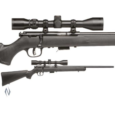 Savage 93 R17 17HMR F Blued Synthetic Package
