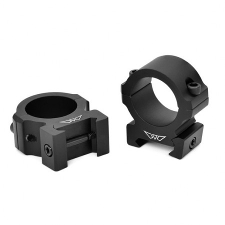Warne Vapor Horizontal Matte Rings 30mm - Medium