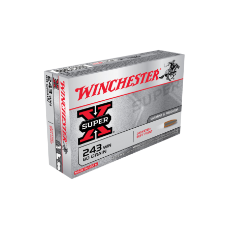 243 - Winchester Super X PSP (80 Grain) 20pk