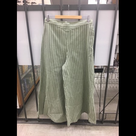 Frontier Classic Ladies Green Stiped Riding Pants