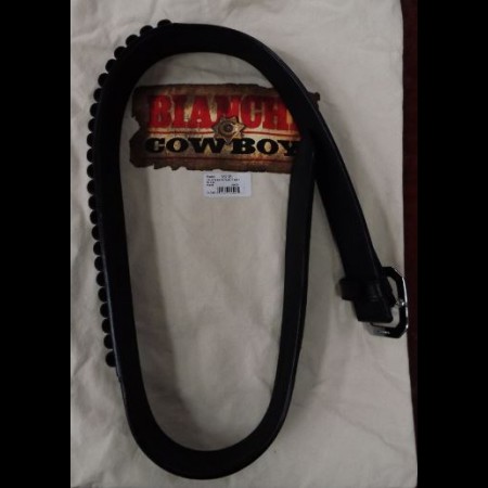 Bianchi Cowboy California Outlaw Leather Belt Black