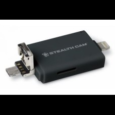 Shealth Camera Tri Card Reader with Adapters 