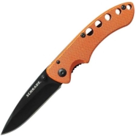 Schrade Orange Handle Folding Knife