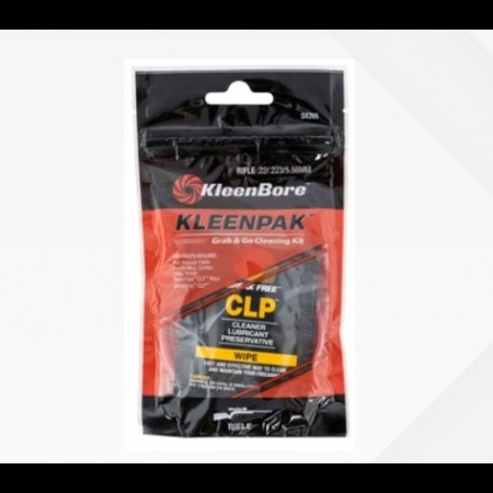 KleenBore SK205 Grab & Go Cleaning Kit .22/.223/5.56 Rifle 5 Pieces