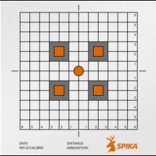 Spika Square Target Paper 20 Pack