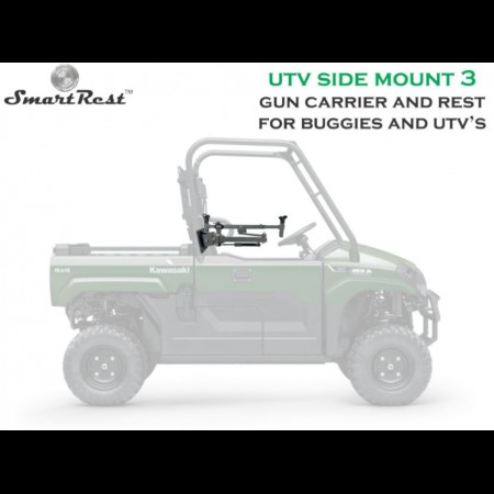 SmartRest UTV Gun Rack - Side Mount SRUTVS3